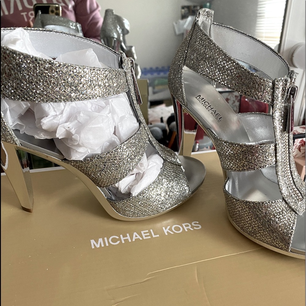 New Michael Kors heels. Very cute and comfy!